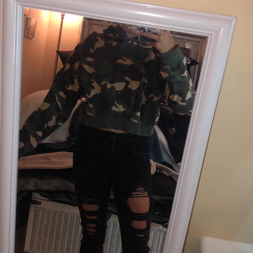 camo hoodie